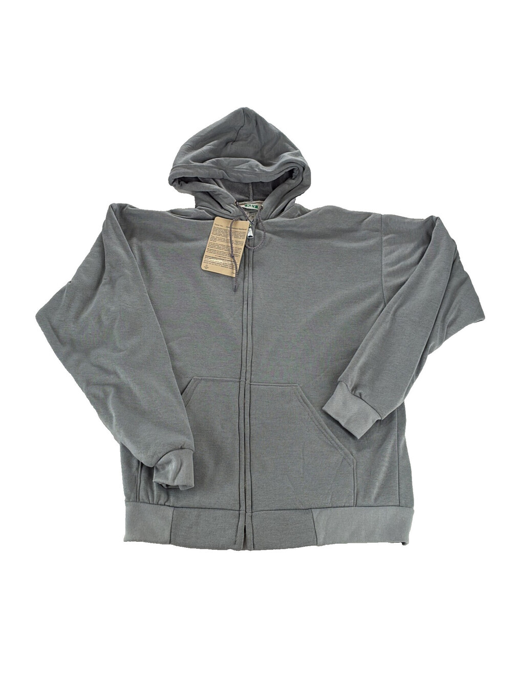 90s Key Industries Full Zip Hoodie NOS Deadstock Made in
